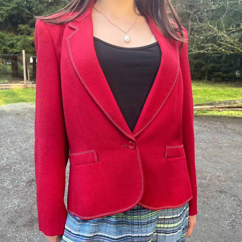 Vintage red Mansfield blazer!